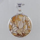 925 Silver Brecciated Mookaite Pendant