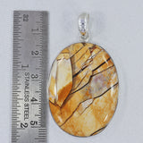 925 Silver Brecciated Mookaite Pendant