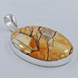 925 Silver Brecciated Mookaite Pendant