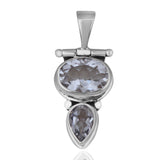 925 Sterling Silver Citrine Pendant