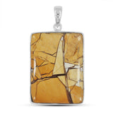 Brecciated Mookaite 925 Sterling Silver Pendant