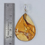 925 Silver Brecciated Mookaite Pendant