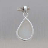 Rainbow Moonstone Silver Pendant