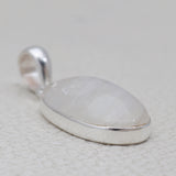 Rainbow Moonstone Silver Pendant