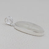 Rainbow Moonstone Silver Pendant