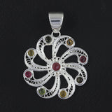 Tourmaline Birthstone Tarakashi Pendant