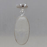 Rainbow Moonstone Silver Pendant