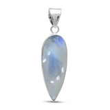 Rainbow Moonstone Silver Pendant