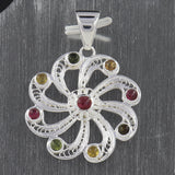 Tourmaline Birthstone Tarakashi Pendant