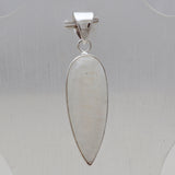 Rainbow Moonstone Silver Pendant