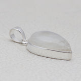 Rainbow Moonstone Silver Pendant