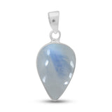 Rainbow Moonstone Silver Pendant