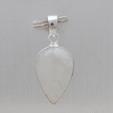 Rainbow Moonstone Silver Pendant