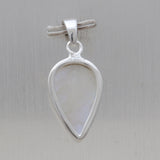 Rainbow Moonstone Silver Pendant