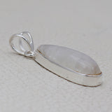 Rainbow Moonstone Silver Pendant