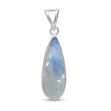 Rainbow Moonstone Silver Pendant