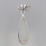 Rainbow Moonstone Silver Pendant