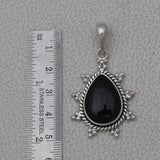 925 Silver Black Onyx Pendant