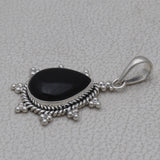 925 Silver Black Onyx Pendant