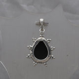 Black Onyx 925 Silver Pendant