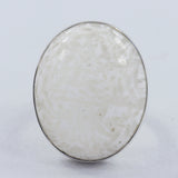 Scolecite Gemstone Sterling Silver Ring