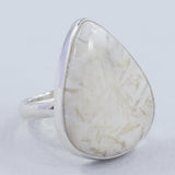 Scolecite Gemstone Sterling Silver Ring