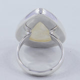 Scolecite Gemstone Sterling Silver Ring