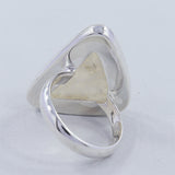 Scolecite Gemstone Sterling Silver Ring