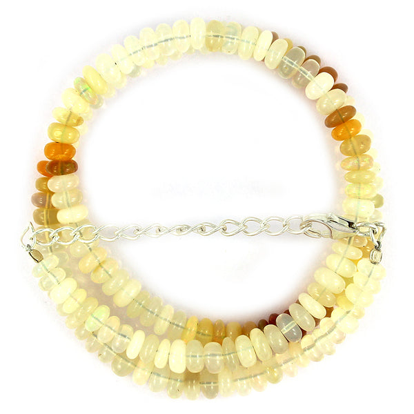 NATURAL Ethiopian Opal Graduated bead Necklace
