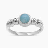 925 Sterling Silver Larimar Rings