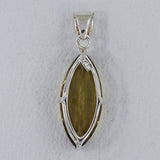 Olive Quartz 925 Sterling Silver Pendant