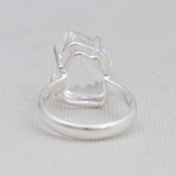 Crystal Silver Ring