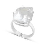 Crystal Silver Ring