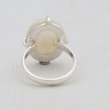 Natural Mother Fresh Pearl Silver Rings