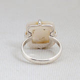 Natural Mother Fresh Pearl Silver Rings