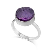 Amethyst Silver Ring