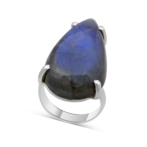 925 Sterling Silver Labradorite Rings