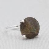 Labradorite Silver Ring