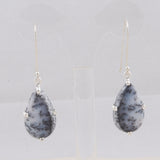 925 Sterling Silver Pendant Set Made with   Dendritic Opal Gemstone