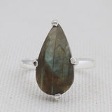 Labradorite Silver Ring