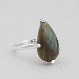 Labradorite Silver Ring