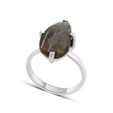 Labradorite Silver Ring