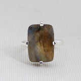 Labradorite Silver Ring