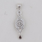 925 Sterling Silver Pendant Set Made with Peanut Wood Jasper Gemstone