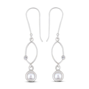 925 Sterling Silver Pearl Pendant Set