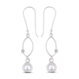 925 Sterling Silver Pendant Set Made with  Pearl Gemstone