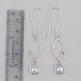 925 Sterling Silver Pendant Set Made with  Pearl Gemstone