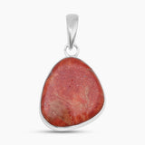 925 Sterling Silver Sponge Coral Pendants