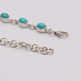 Mexican Turquoise Silver Bracelet