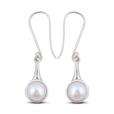 925 Sterling Silver Pendant Set Made with  Pearl Gemstone